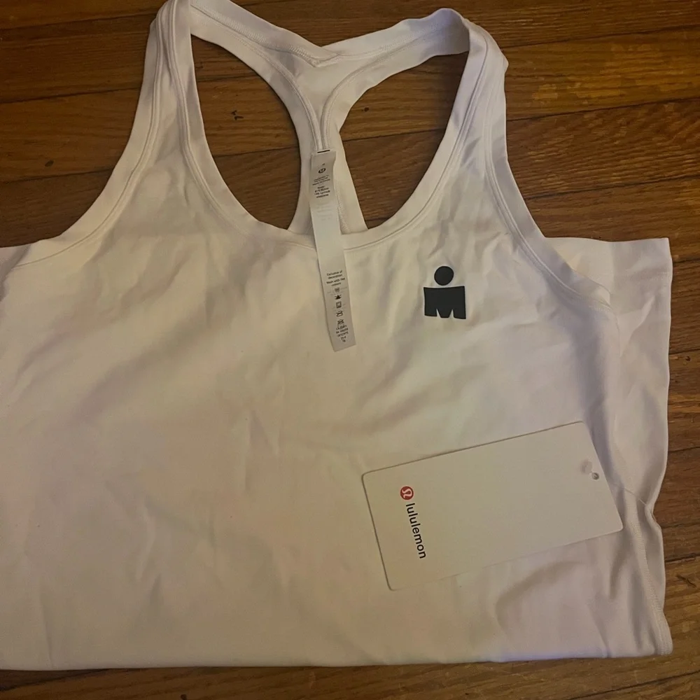 Lululemon Cream Racerback Tank - Picture 1 of 2